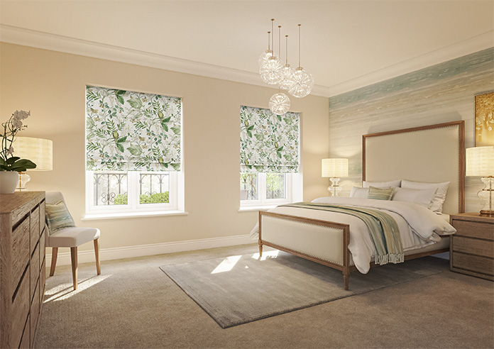 Iquitos, Lush Green - Twist&Fit Roman Blind - Image 6